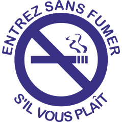 Pictogramme interdiction de fumer