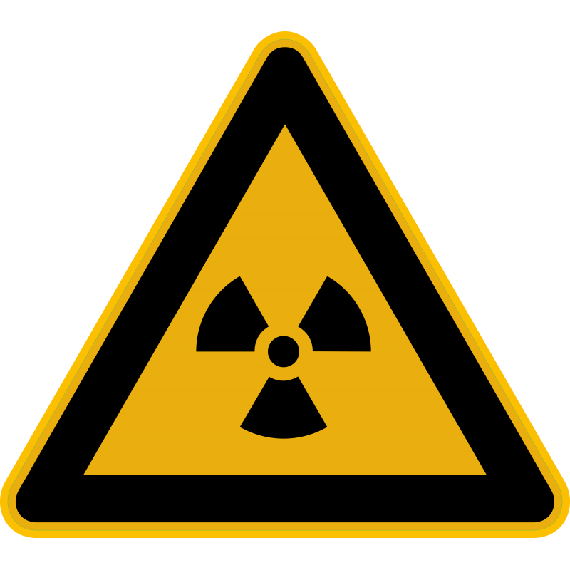 Danger matiere radioactive