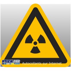 Danger matiere radioactive