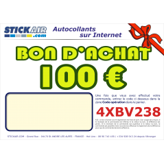 Bon Achat de 100 euros