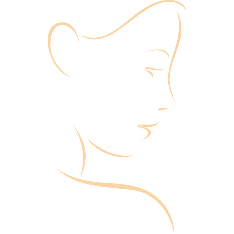 Silhouette profil visage