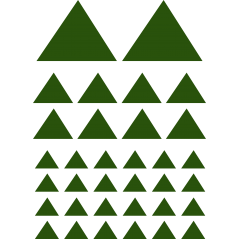 Planche Triangles Pleins