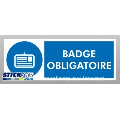 Badge obligatoire