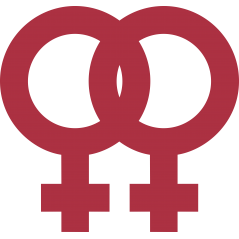 Symboles feminins homosexuels