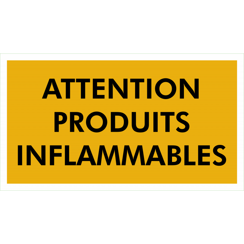 Attention produits inflammables