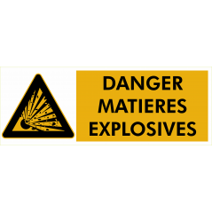 Matieres explosives