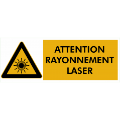 Attention rayonnement  laser