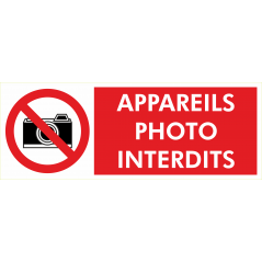 Appareils photo interdits