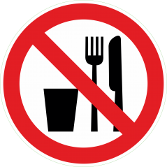 Interdiction de boire et de manger