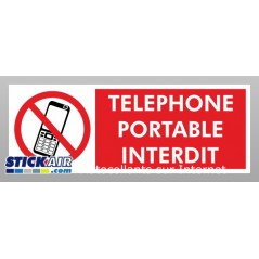 Telephone portable interdit