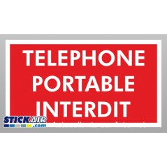 Telephone portable interdit