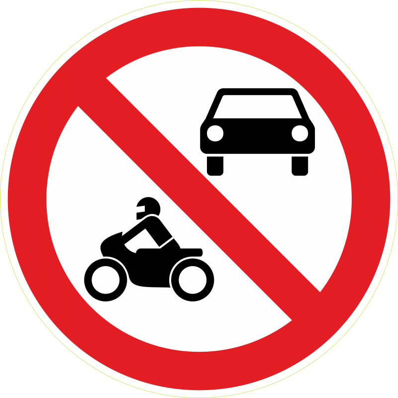Vehicules interdits