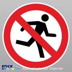 Interdiction de courir