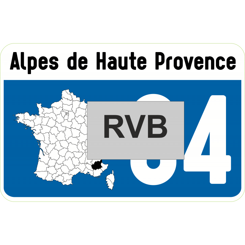 Sticker 04 Alpes de Haute Provence