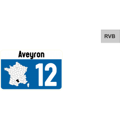 Sticker 12 Aveyron