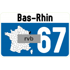 Sticker 67 Bas Rhin