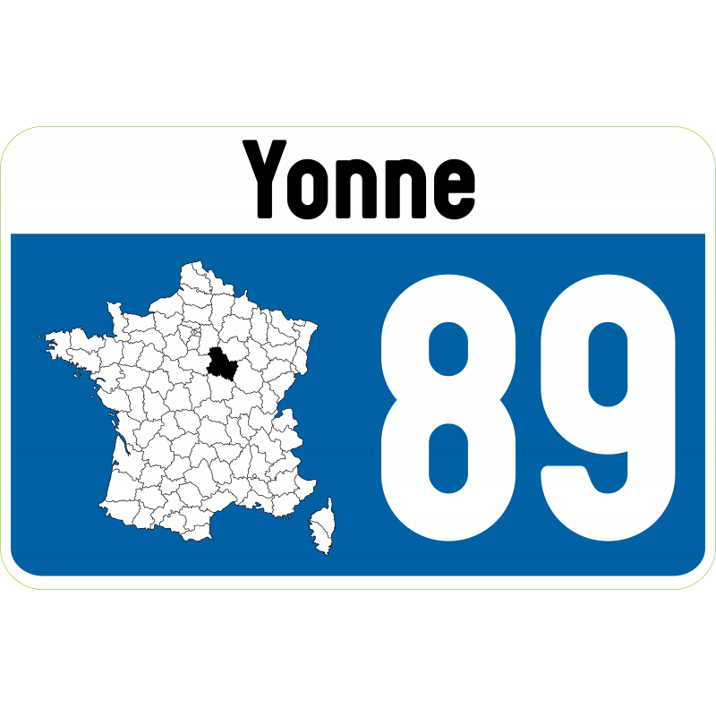 Sticker 89 Yonne
