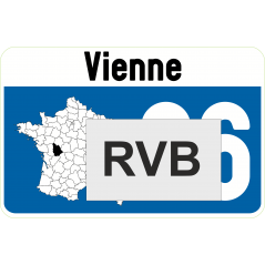 Sticker 86 Vienne