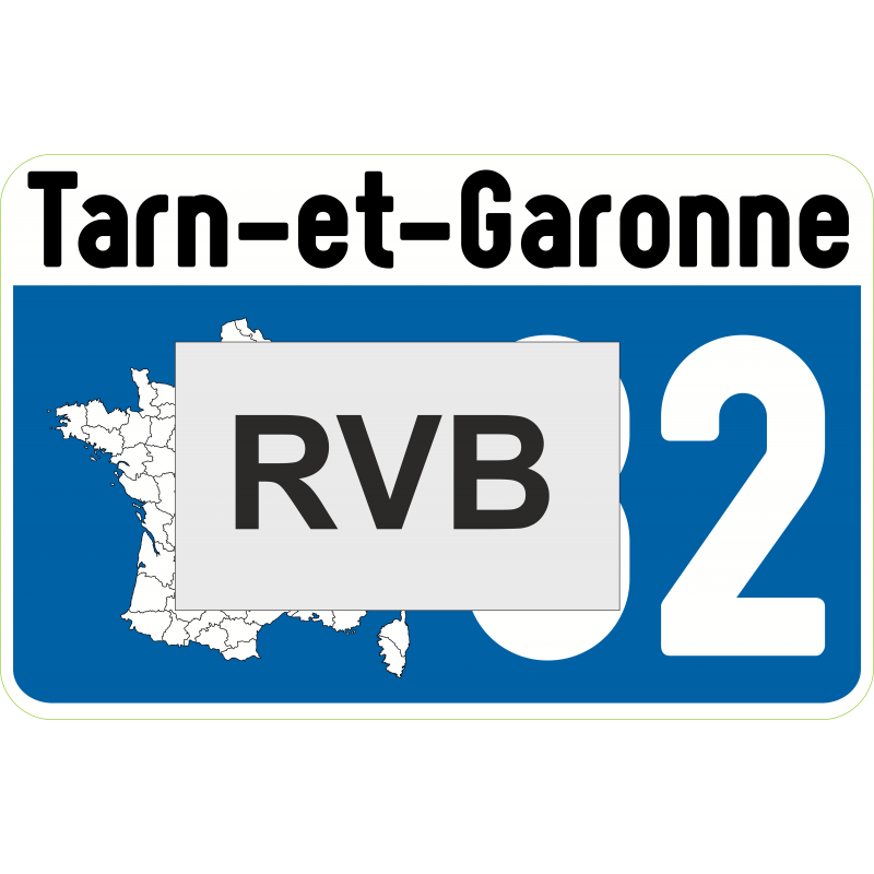 Sticker 82 Tarn et Garonne