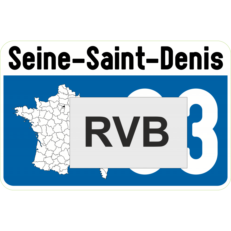 Sticker 93 Seine Saint Denis
