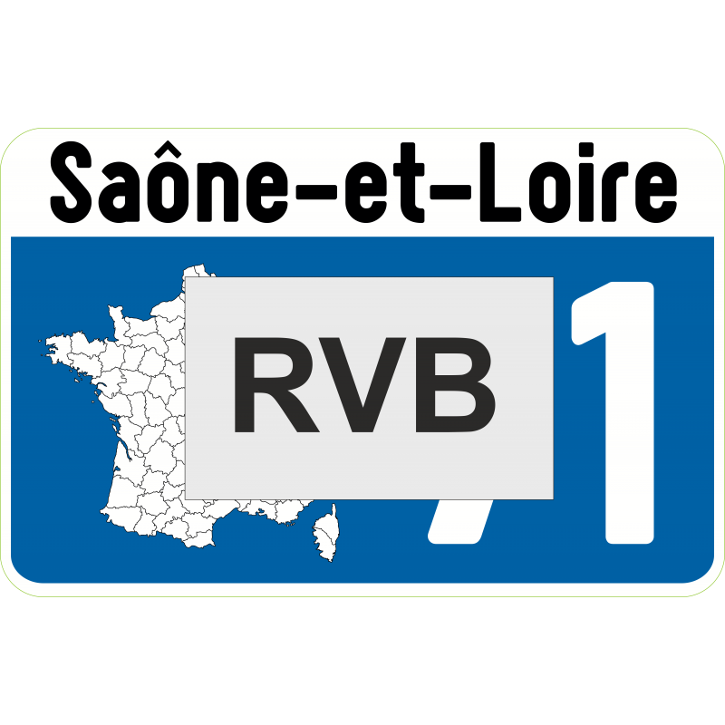 Sticker 71 Saone et Loire