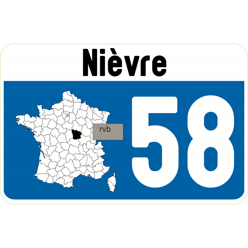 Sticker 58 Nievre