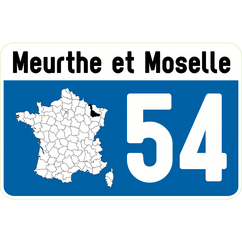 Sticker 54 Meurthe et Moselle