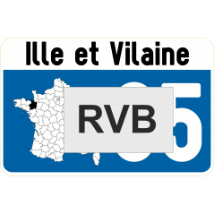 Sticker 35 Ile et Vilaine