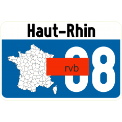 Sticker 68 Haut Rhin