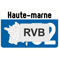 Sticker 52 Haute Marne