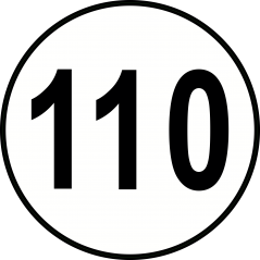 Limitation de vitesse 110