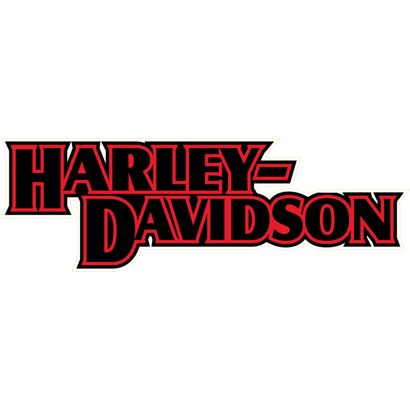 Harley Davidson noir et rouge