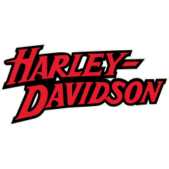 Harley Davidson rouge et noir