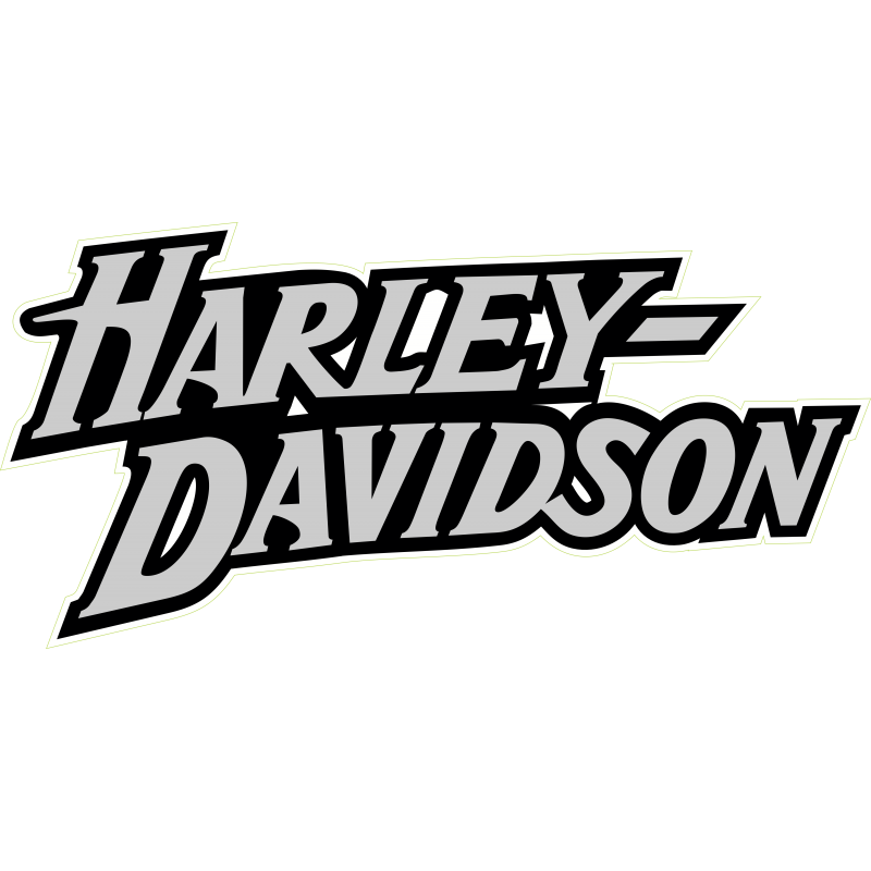 Harley Davidson gris et noir