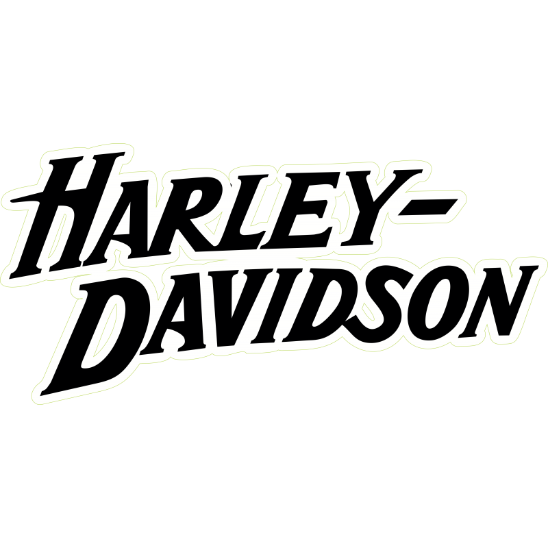 Harley Davidson noir et blanc