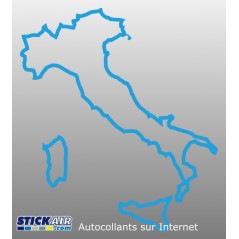 Carte Italie contour