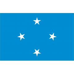 Drapeau Micronesie
