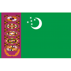 Drapeau Turkmenistan