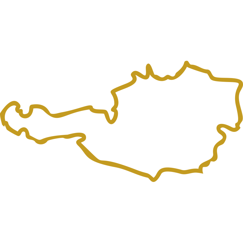 Carte Autriche contour