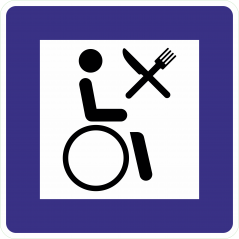 Restaurant places adaptées  handicapés