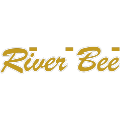 River Bee blanc et or brillant