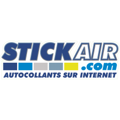 STICKAIR logo 1 coupe Base line