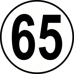 Limitation de vitesse 65