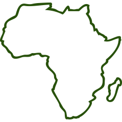 Carte Afrique contour