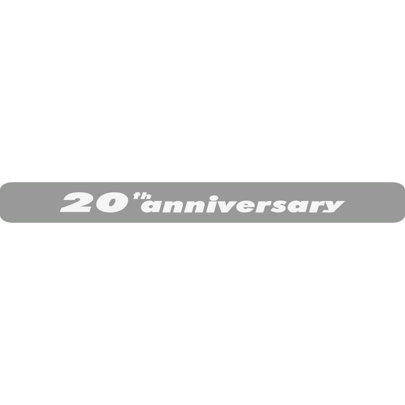 20th anniversary 20th anniversary