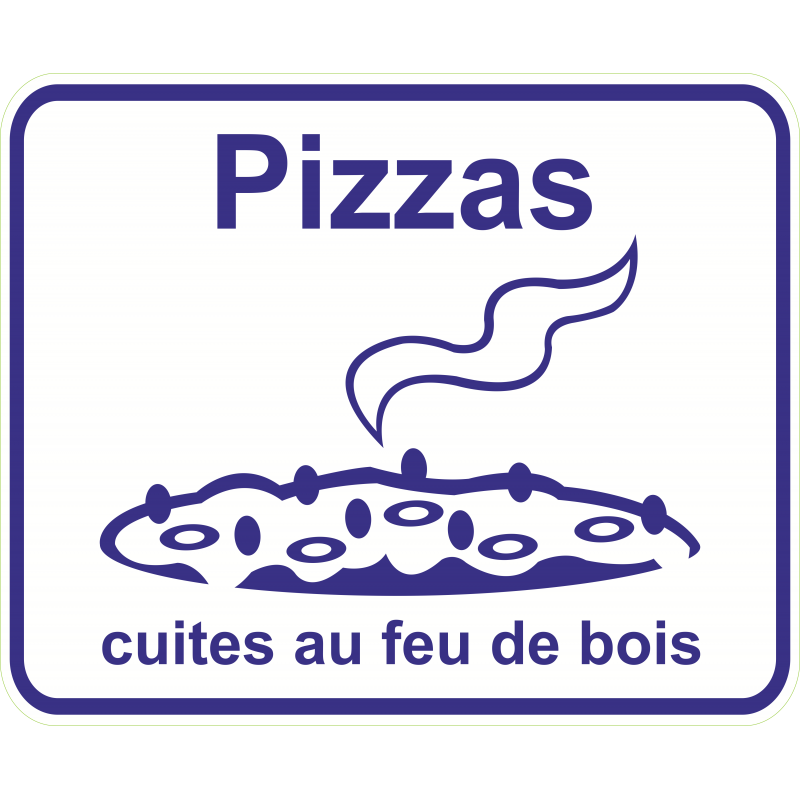 Pictogramme pizzas au feu de bois