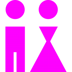 Pictogramme homme et femme