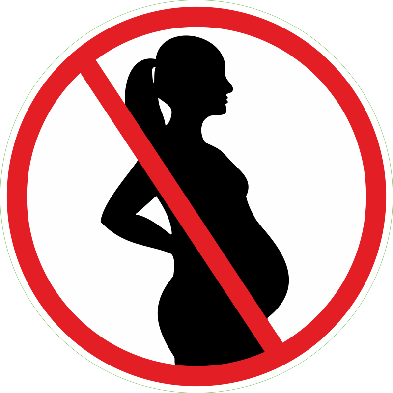 Interdit aux femmes enceintes