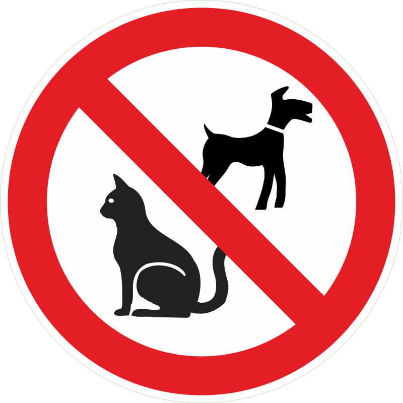Animaux interdits