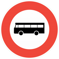 Transports en commun interdits
